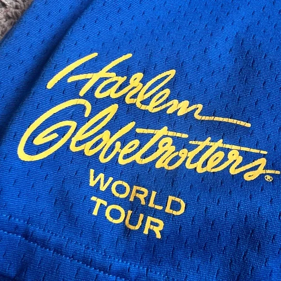 Harlem Globetrotters Blue Shorts - Picture 2 of 5